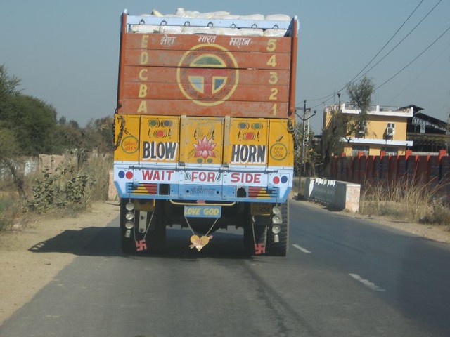 Decorated Indian truck